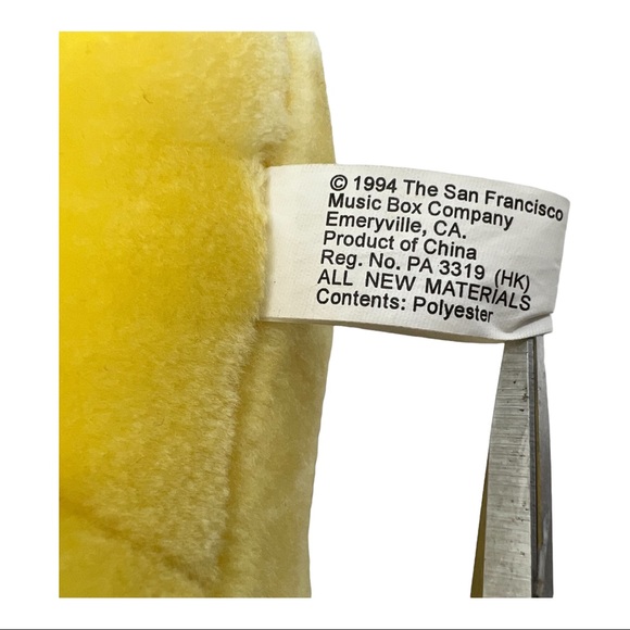 Vintage San Francisco Music Box Co. Plush Elephant Wind Up Toy - Picture 8 of 9